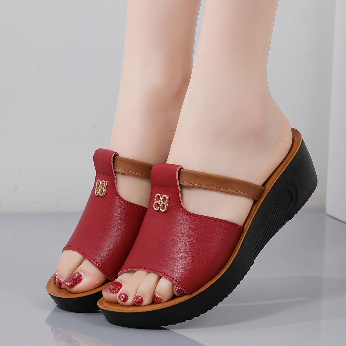 Bernadette | Komfort-Keilsandalen