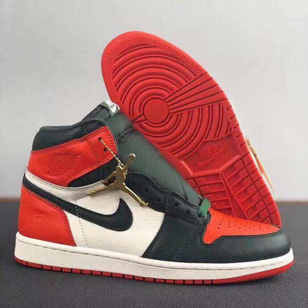 Air Jordan 1 Retro High OG Solefly x Art Basel – Green / Red / Sail