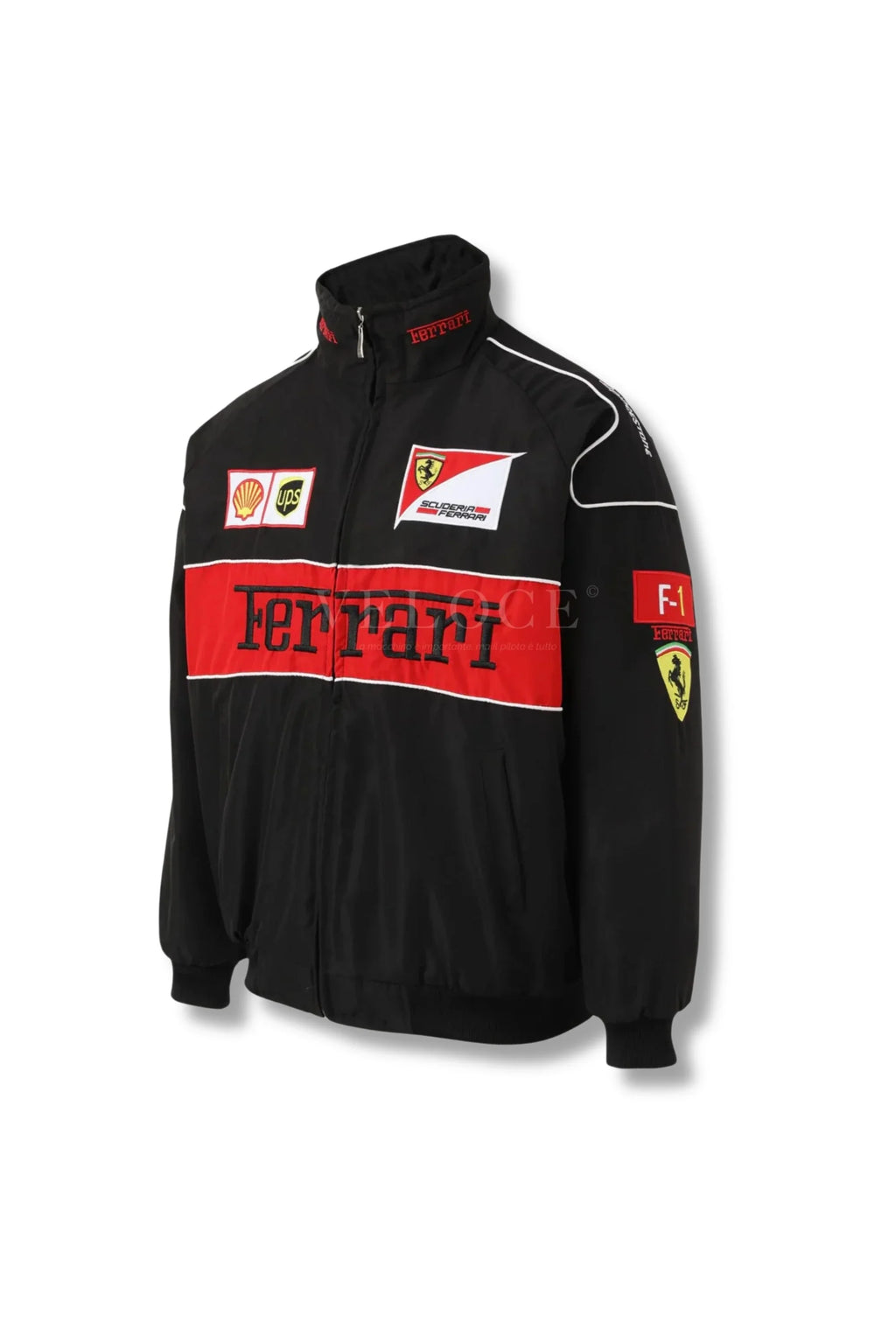Ferrari F1 Vintage Racing Jacket - Black Edition