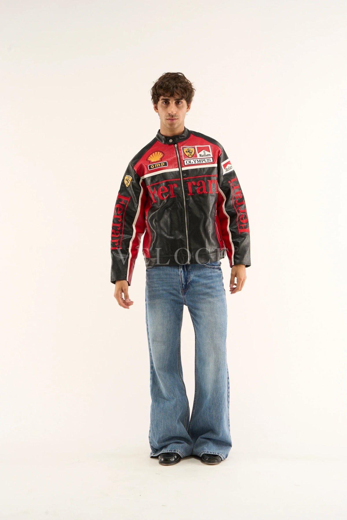 Ferrari F1 Olympus Leather Jacket - Red Edition