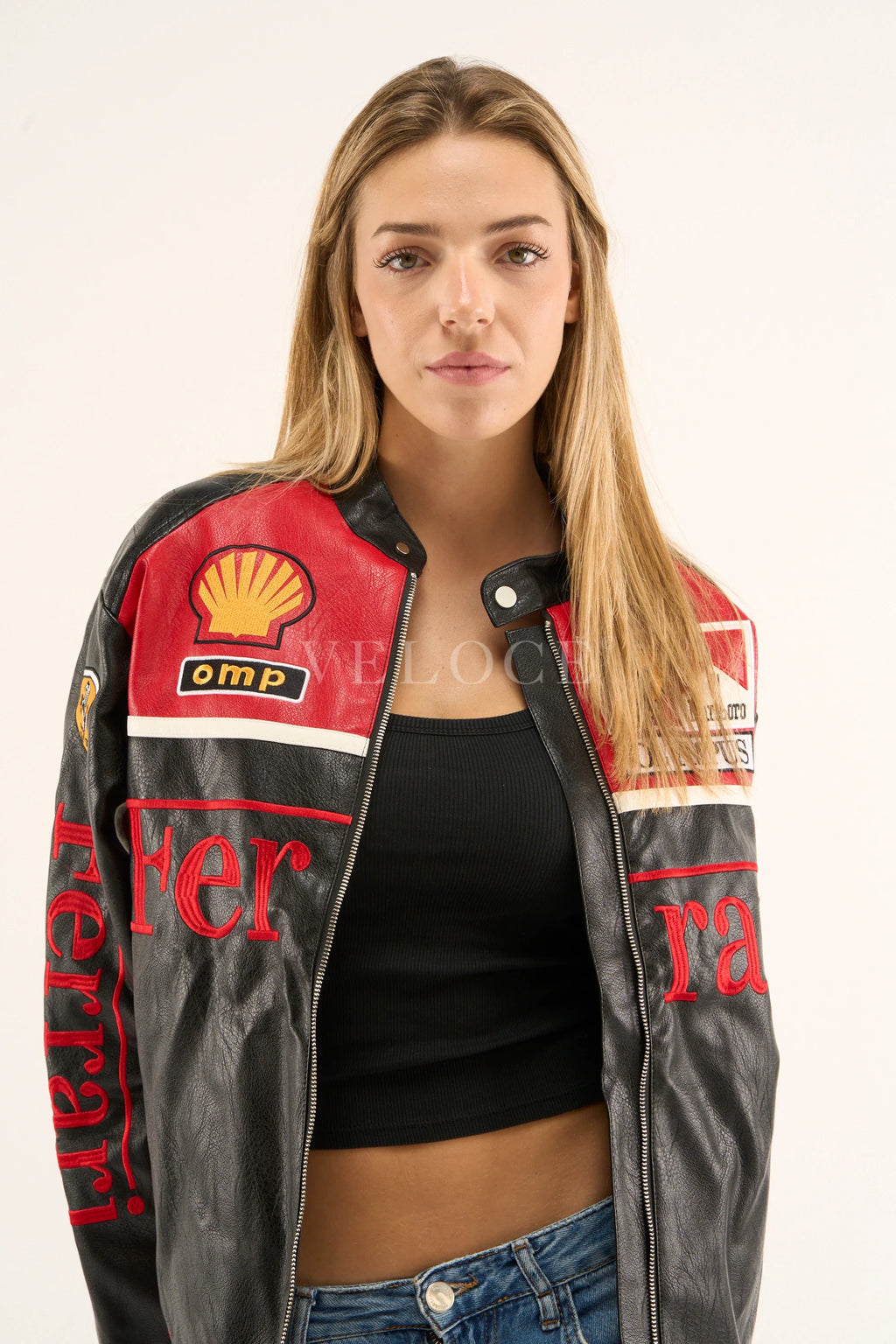 Ferrari F1 Olympus Leather Jacket - Red Edition