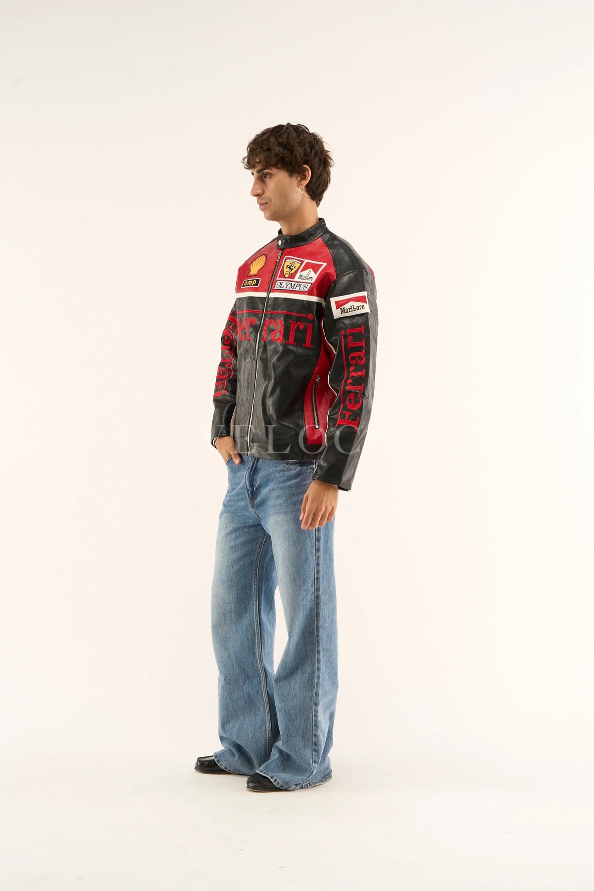 Ferrari F1 Olympus Leather Jacket - Red Edition