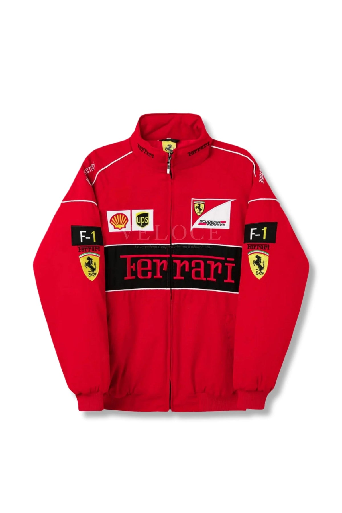 Ferrari F1 Vintage Racing Jacket - Red Edition