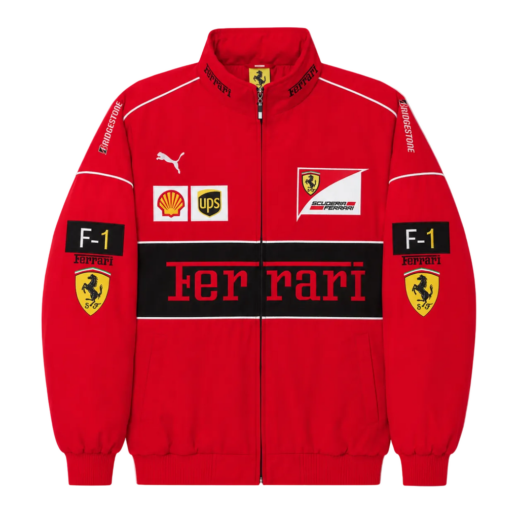 Blouson rouge Ferrari