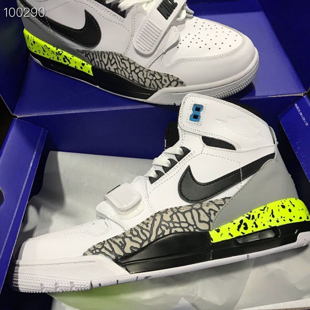 Air Jordan Legacy 312 Volt Laser Blue – White / Black / Volt / Grey