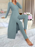 Gemma | Ribbed Lounge Two-Piece Set