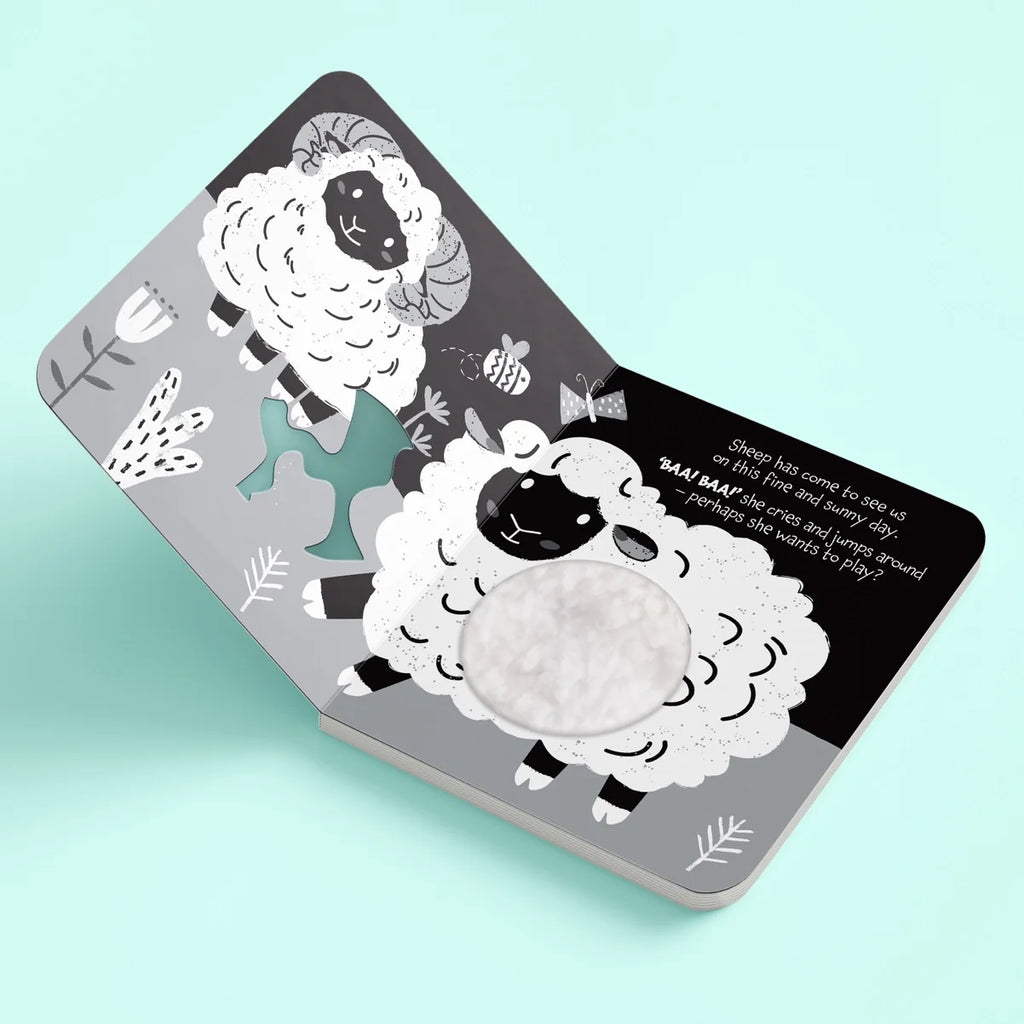 High Contrast Moo Moo! Touch & Feel Board Book