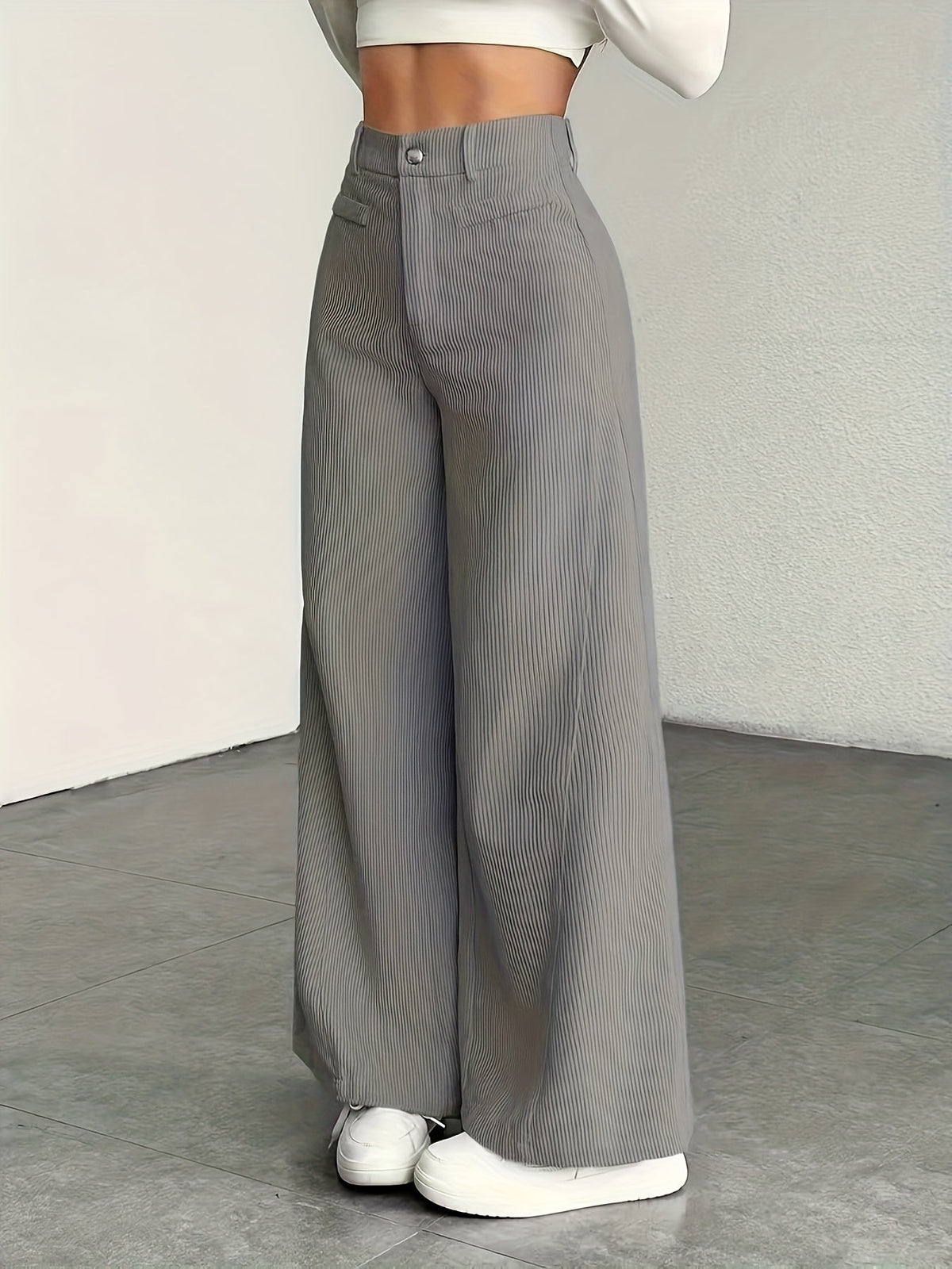 Nora | High-Waisted Wide-Leg Trousers
