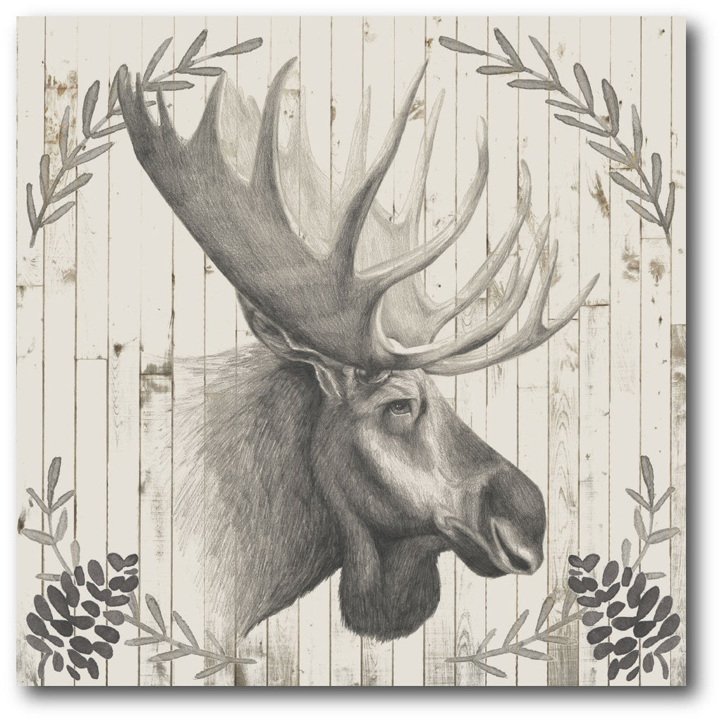 Cabin Christmas III Gallery-Wrapped Canvas Wall Art