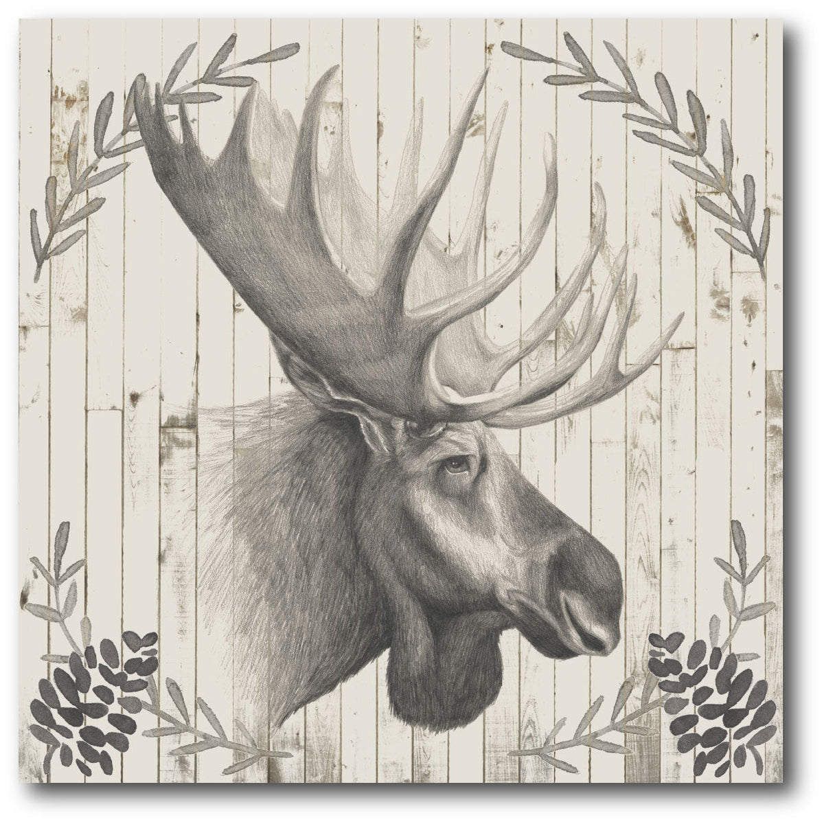 Cabin Christmas III Gallery-Wrapped Canvas Wall Art