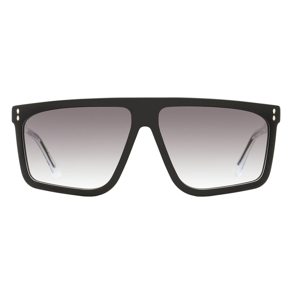 Isabel Marant Bluma Flat-Top Sunglasses IM0164/S 8079O Black/Clear 61mm