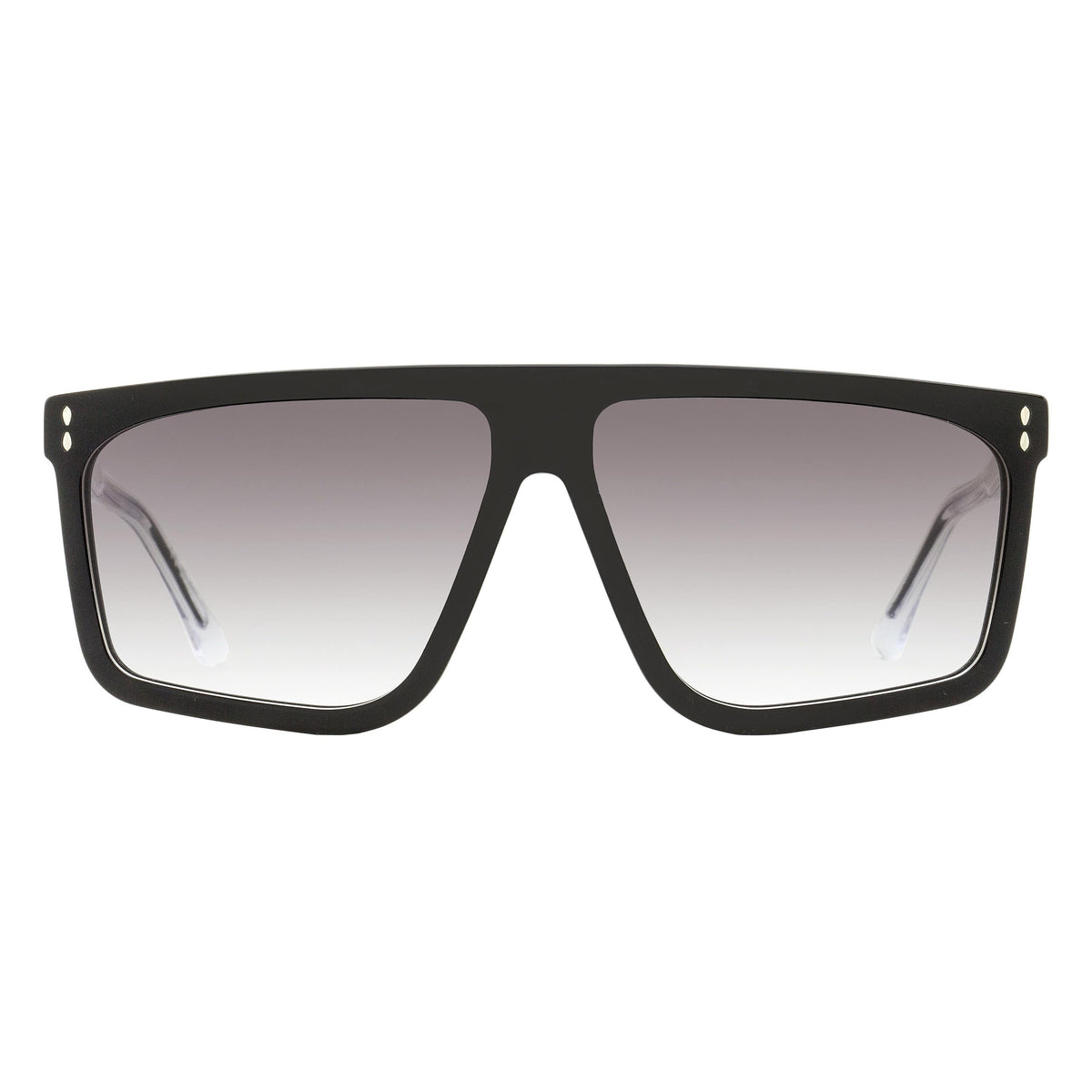 Isabel Marant Bluma Flat-Top Sunglasses IM0164/S 8079O Black/Clear 61mm