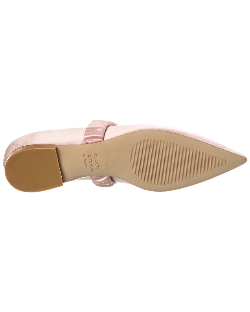 Stuart Weitzman Maxine Satin Ballet Flat