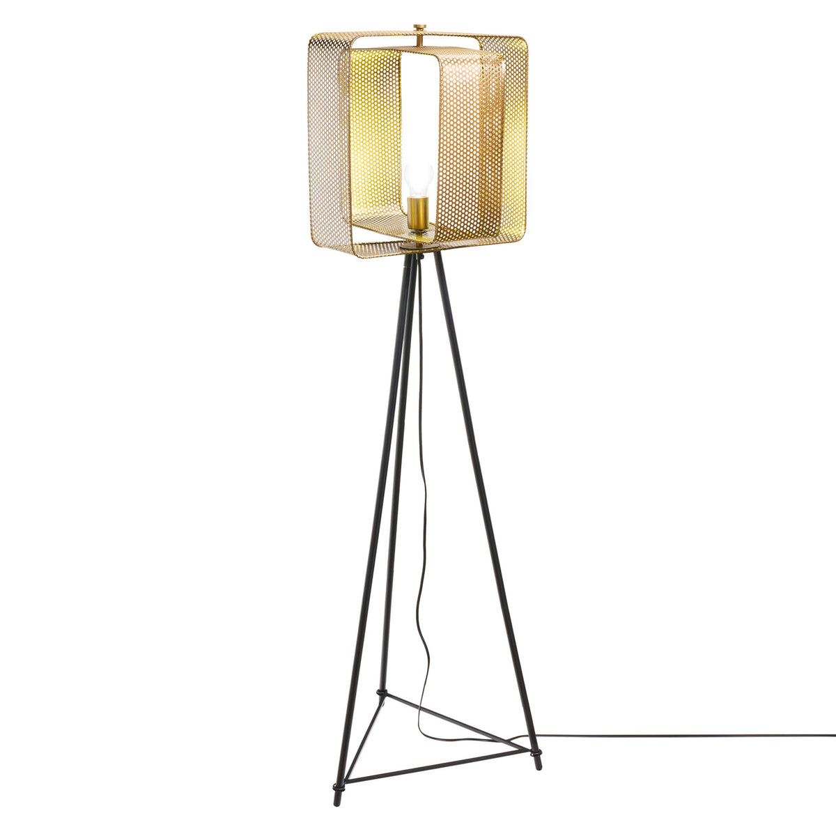 River of Goods Golden Floor Lamp