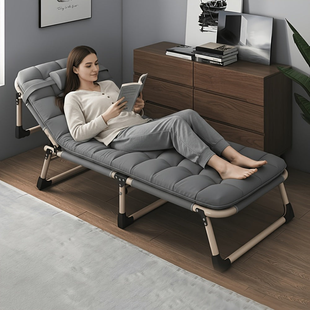 Foldable Bed Frame with Tool-Free Assembly for Bedroom Comfort and Support