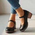 Darcy | Klassische T-Strap-Pumps mit geschlossener Kappe