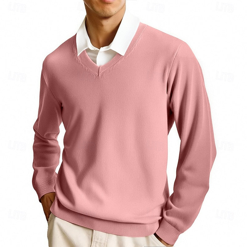 Carter | Eleganter V-Ausschnitt-Pullover