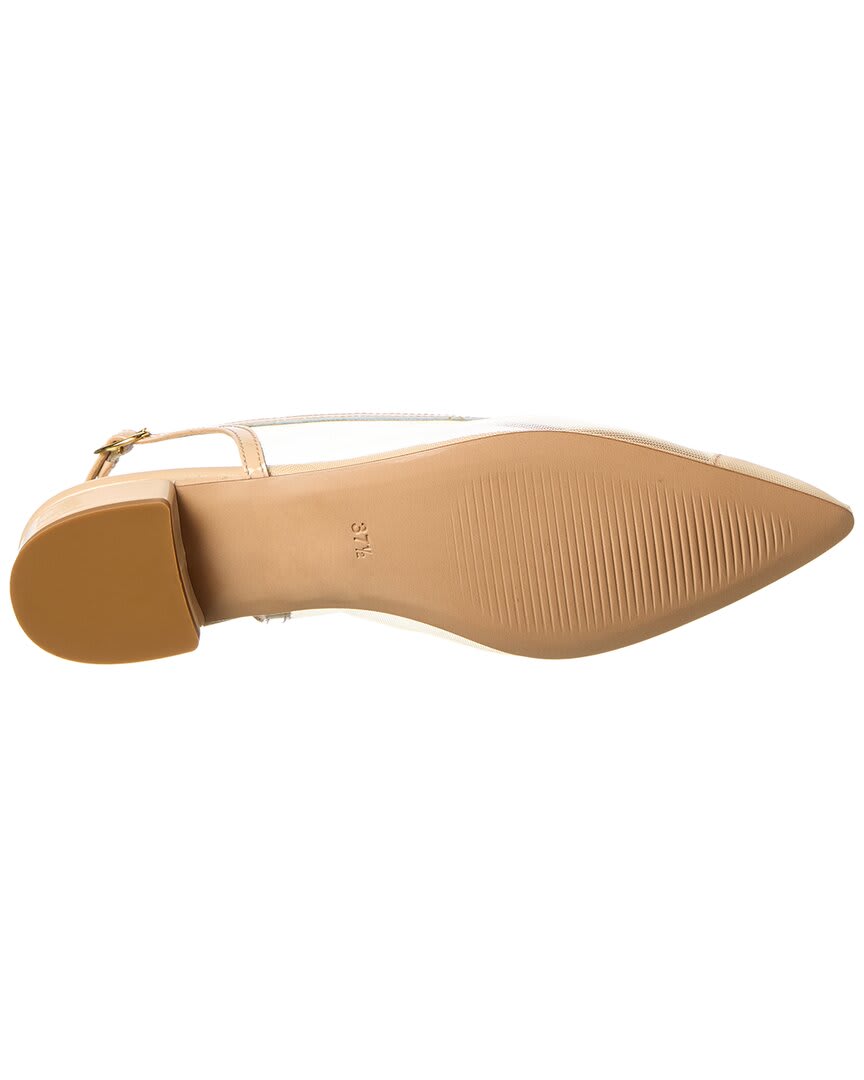 M by Bruno Magli Polina Mesh & Leather Slingback Pump
