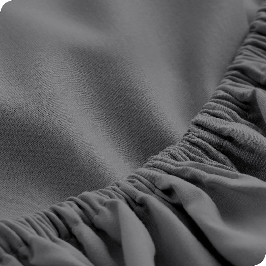 Bare Home Double Brushed Fitted Sheet