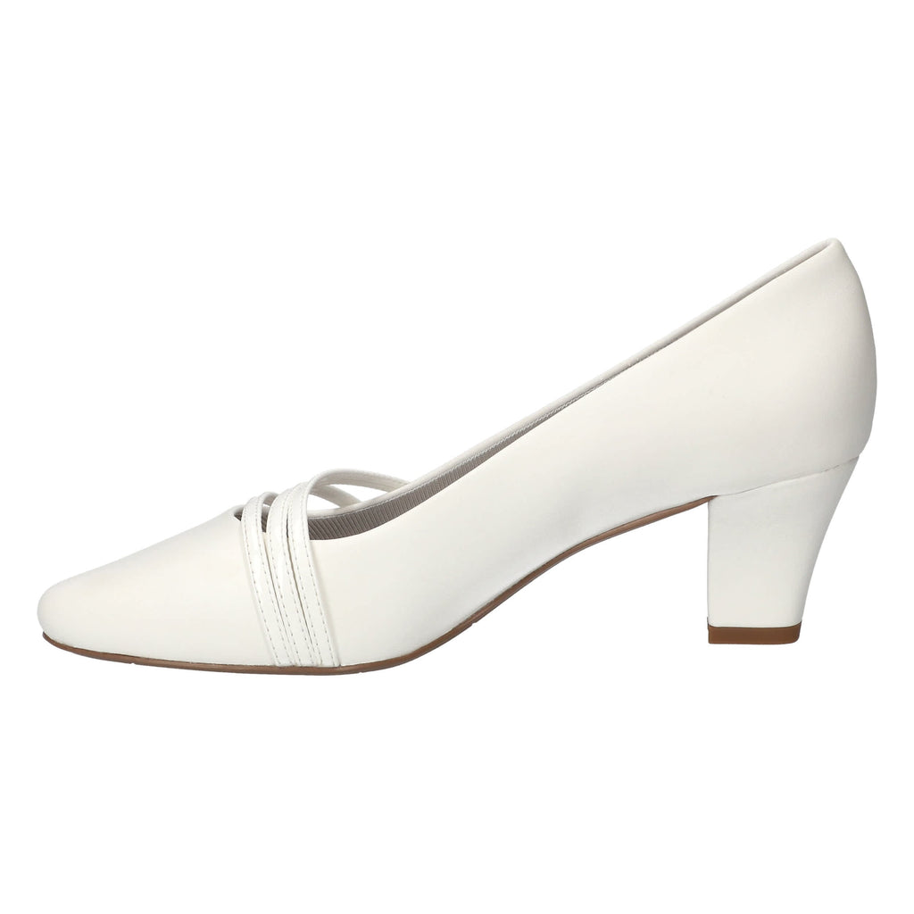Easy Street Women's Cristiny White Pumps