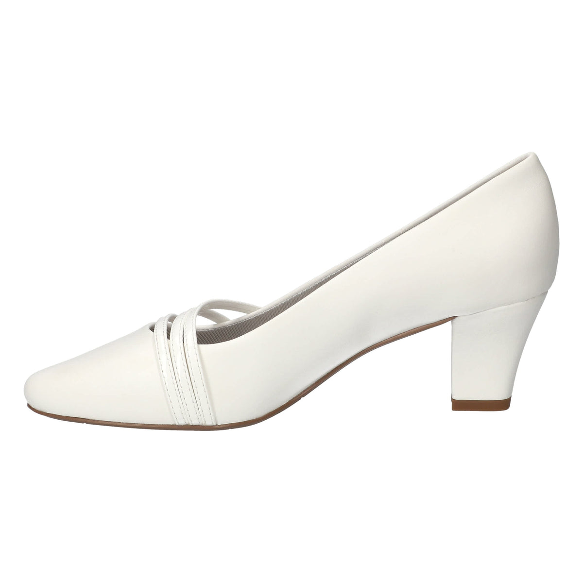 Easy Street Women's Cristiny White Pumps