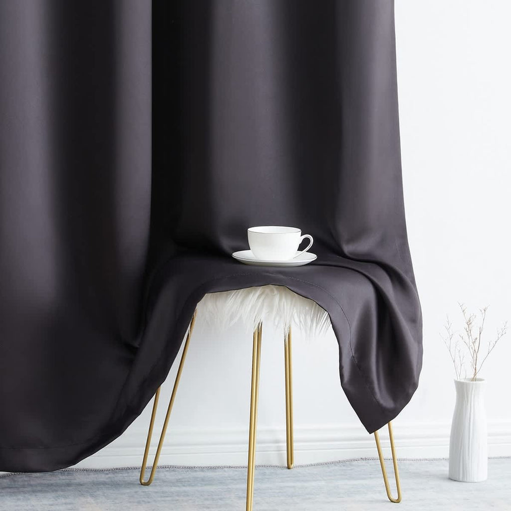 Thd Cambridge 100% Blackout Total Privacy Grommet Window Treatment Curtain Panels - Set of 2