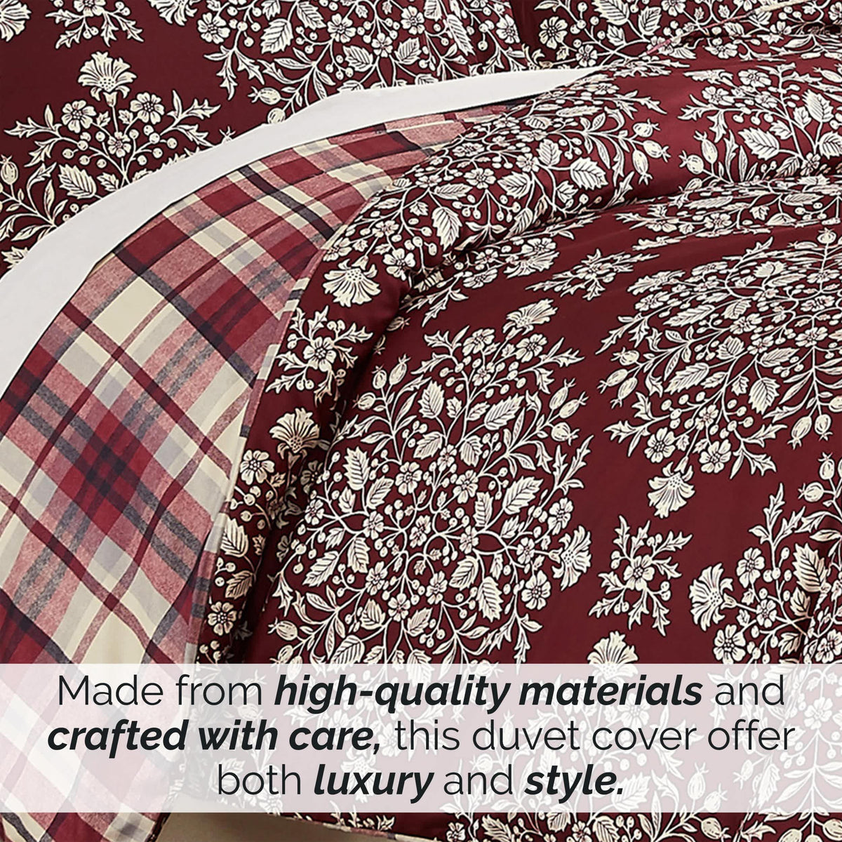 Southshore Fine Linens Christmas Carol Oversized Duvet Cover Set