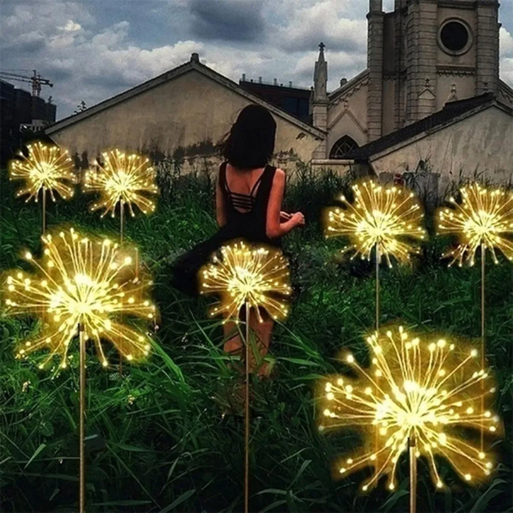 Solar Powered Firework String Lights