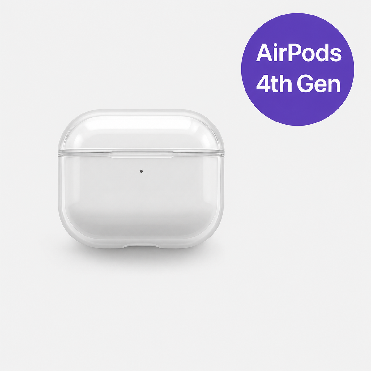 Transparent Protective Case for AirPods (Gen 2 / Gen 3 / Gen 4)