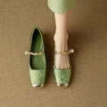 Daisy | Vintage-Schuhe mit geflochtenem Perlenriemen