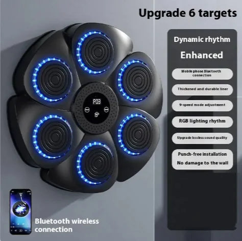 Smart Bluetooth Wireless Boxing Fitness Kit Home Equipment