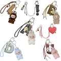 Pin for Love Mini Labubu Doll+Letter Pendant Combo (A-M)