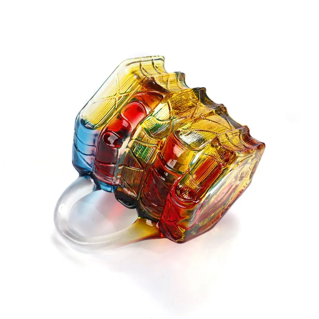 Stacked Books Shaped Glass Mug