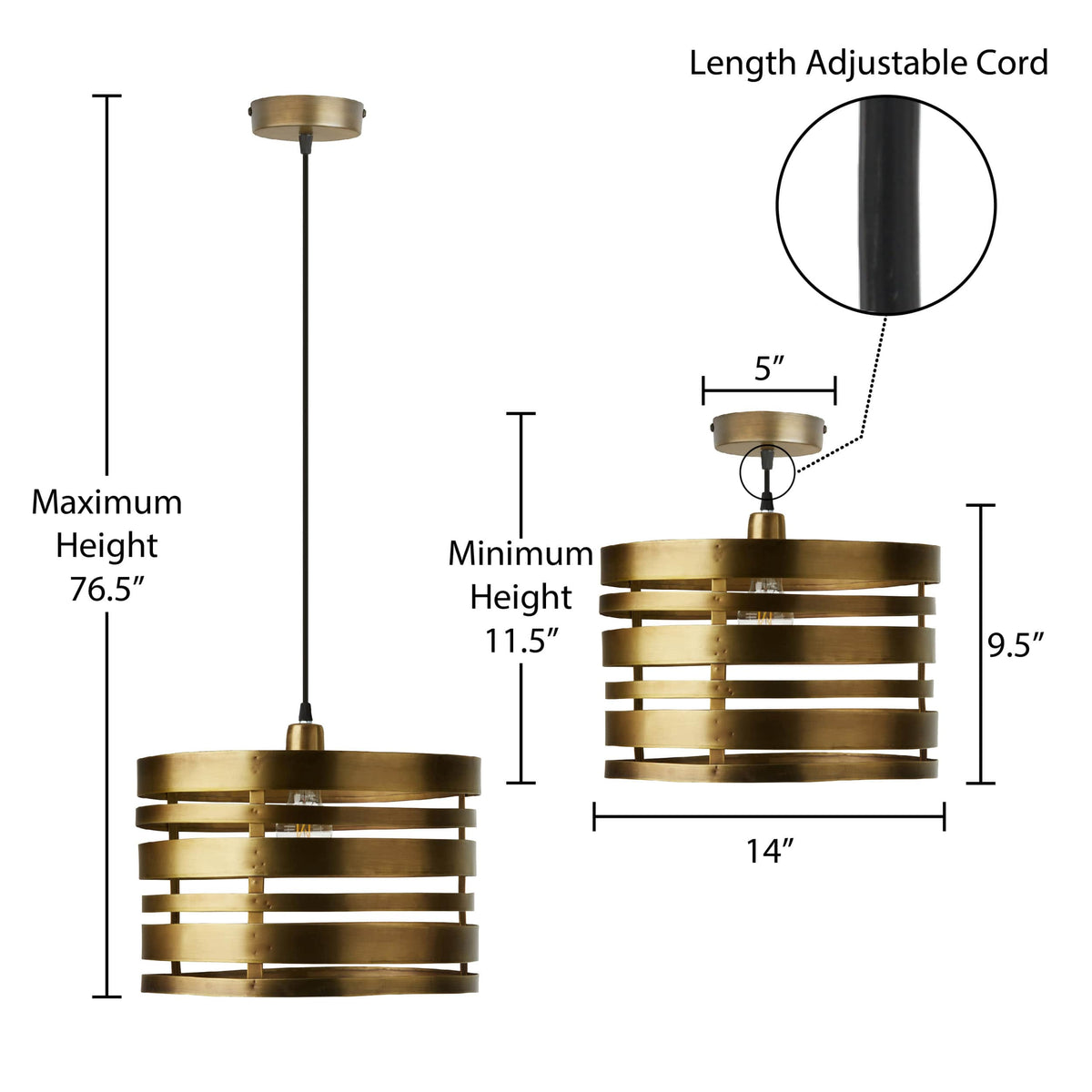 River of Goods Hanging Pendant Lighting