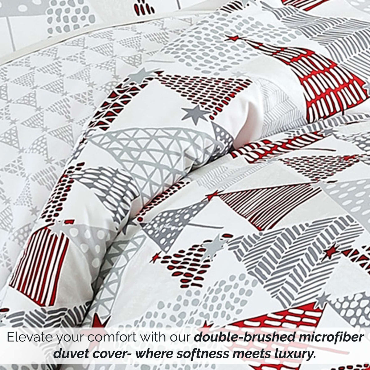 Southshore Fine Linens Merry and Bright Oversized Duvet Cover Set