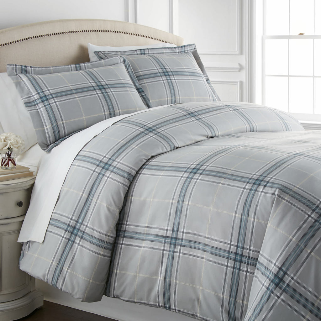Southshore Fine Linens Vilano Plaid Comforter Set