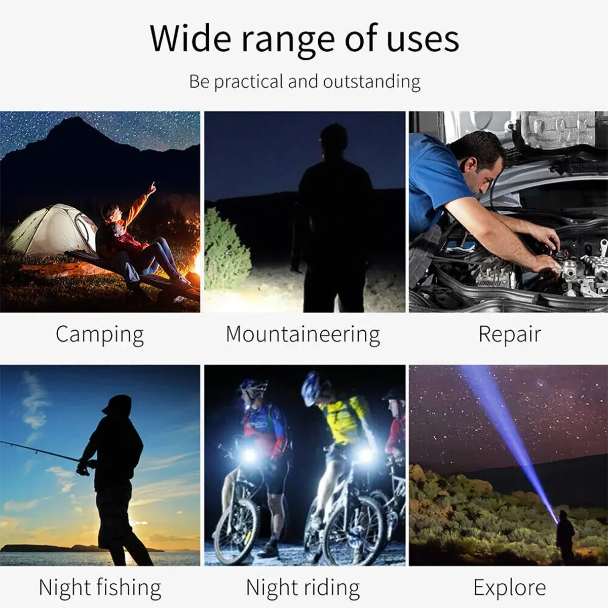 Zoomable Tactical Flashlight
