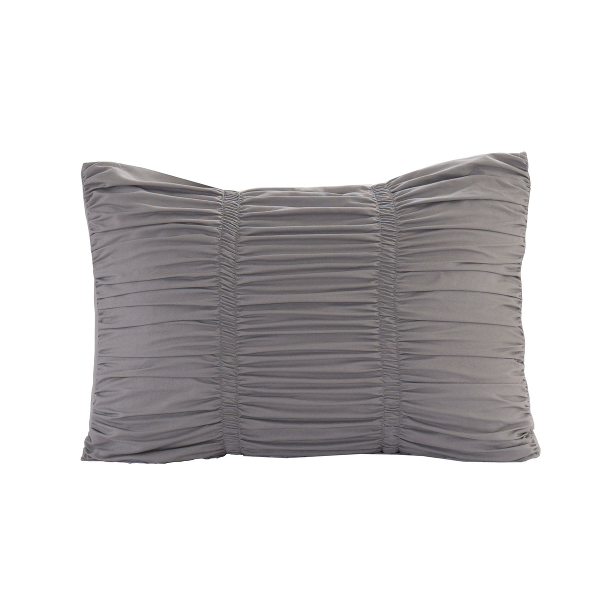 Elegant Comfort 10-Piece Pleated Comforter Set - Includes 4-Piece Sheet Set with Double Sided Storage Pockets