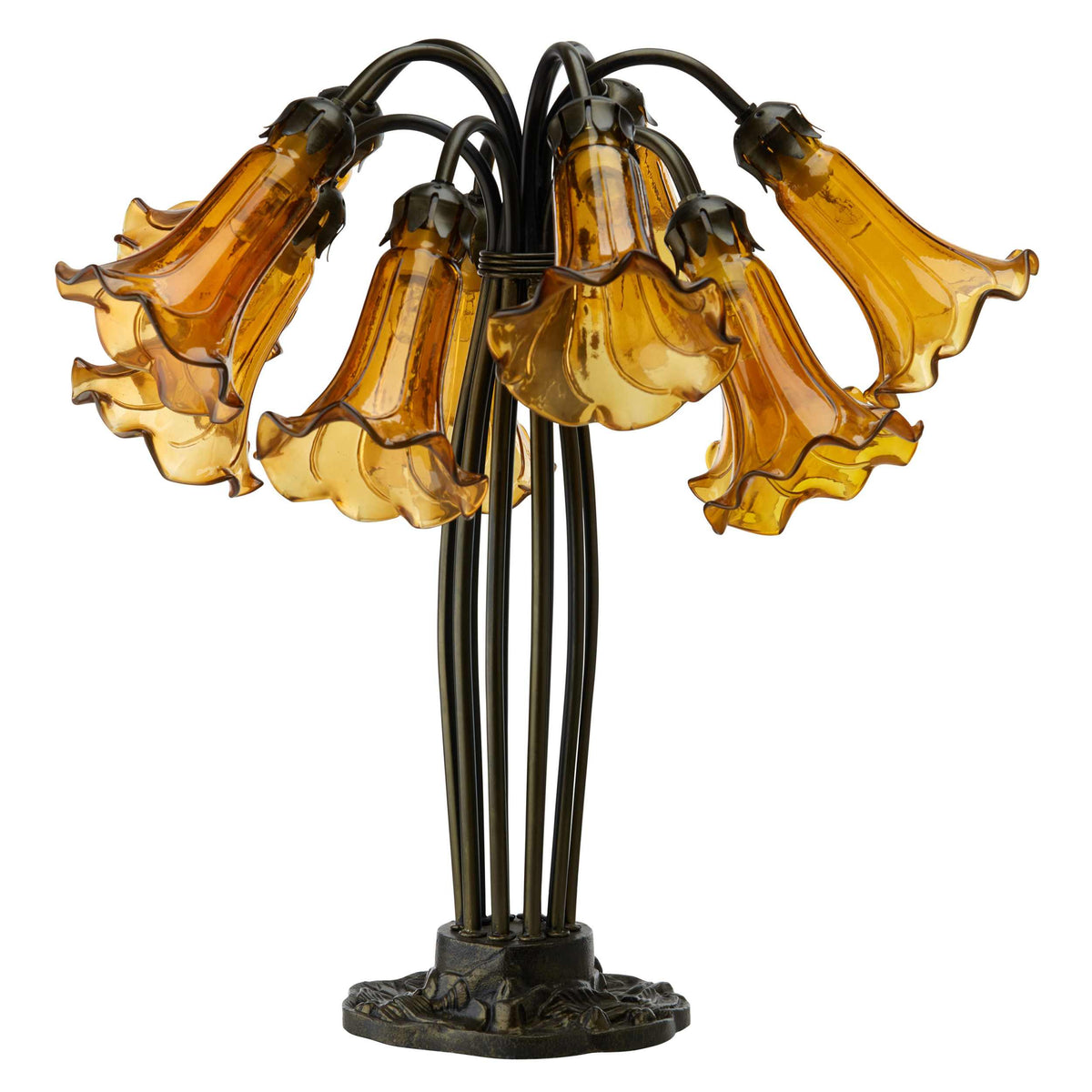 River of Goods 10" Arm Lily Lamp