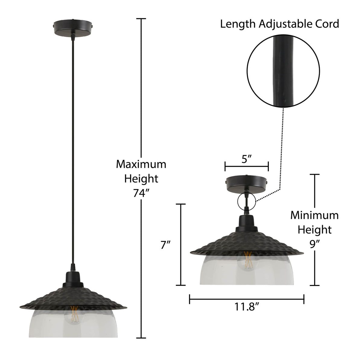 River of Goods Hanging Pendant Lighting, Metal