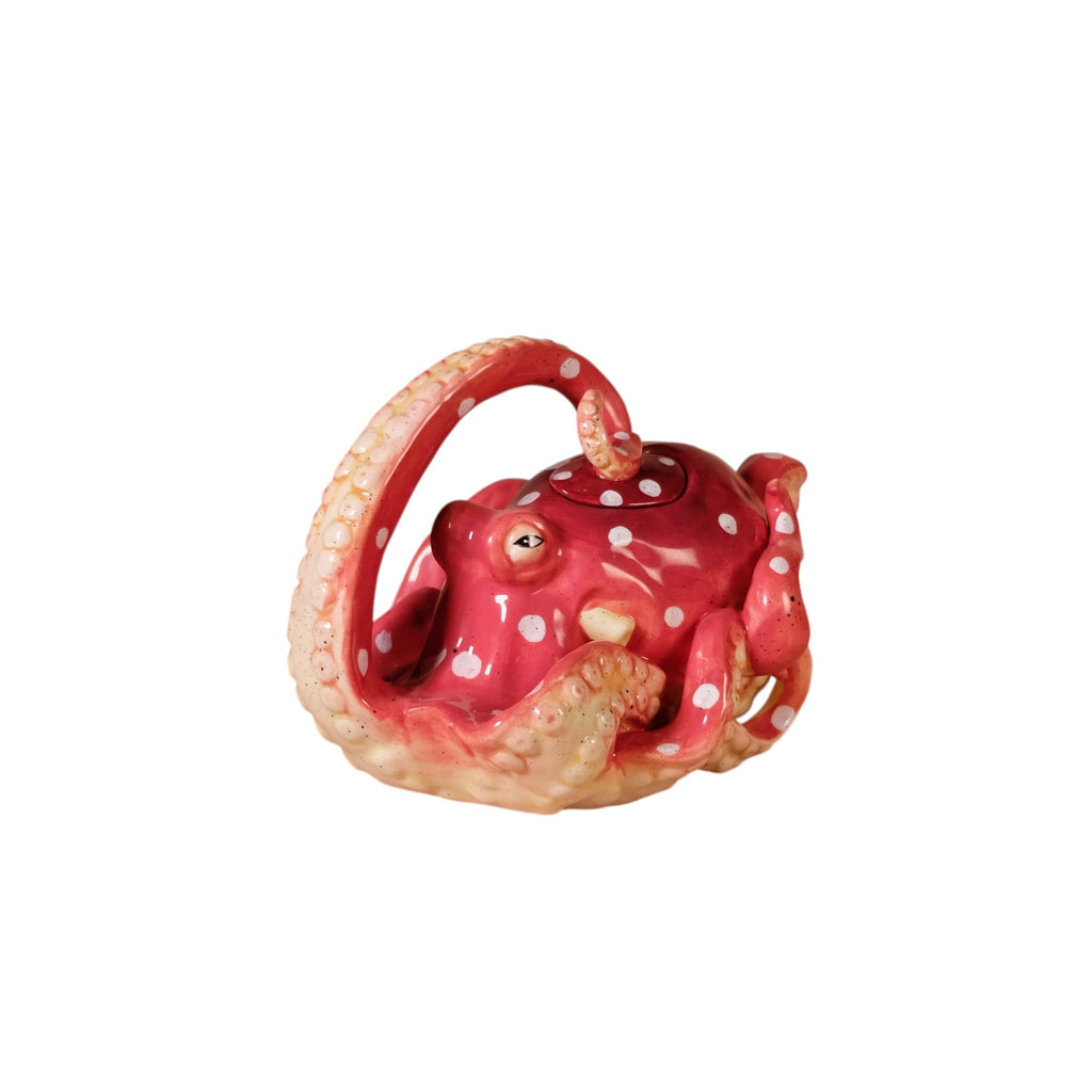 Red Octopus Teapot