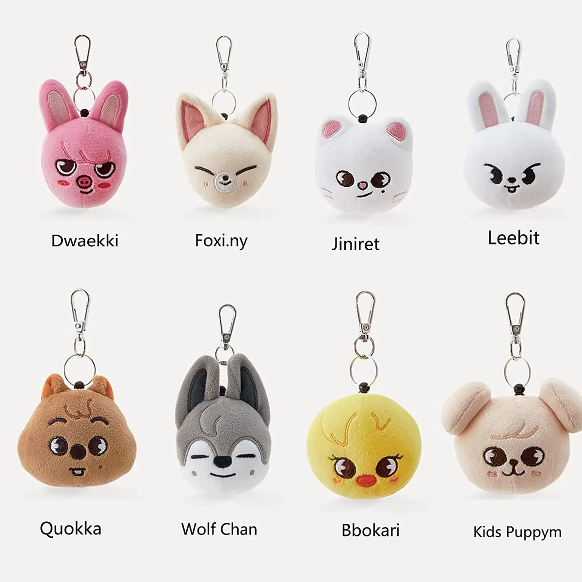 SKZOO Head Keychain - Stray Kids merch