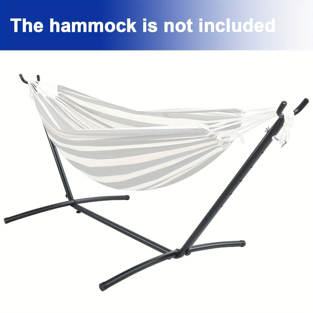 Heavy-Duty Metal Hammock Stand for Comfortable Outdoor Seating