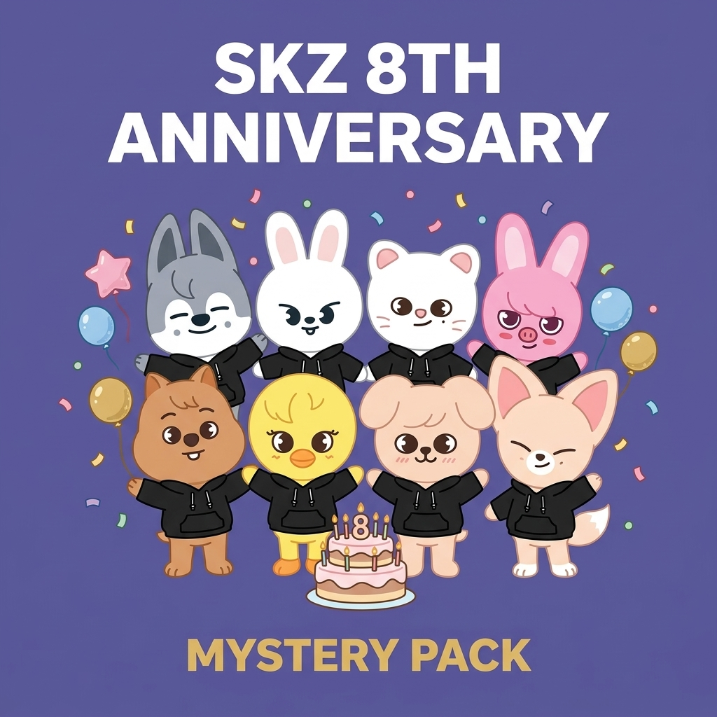 SKZ 8th Anniversary SKZOO Mystery Box - Stray Kids merch