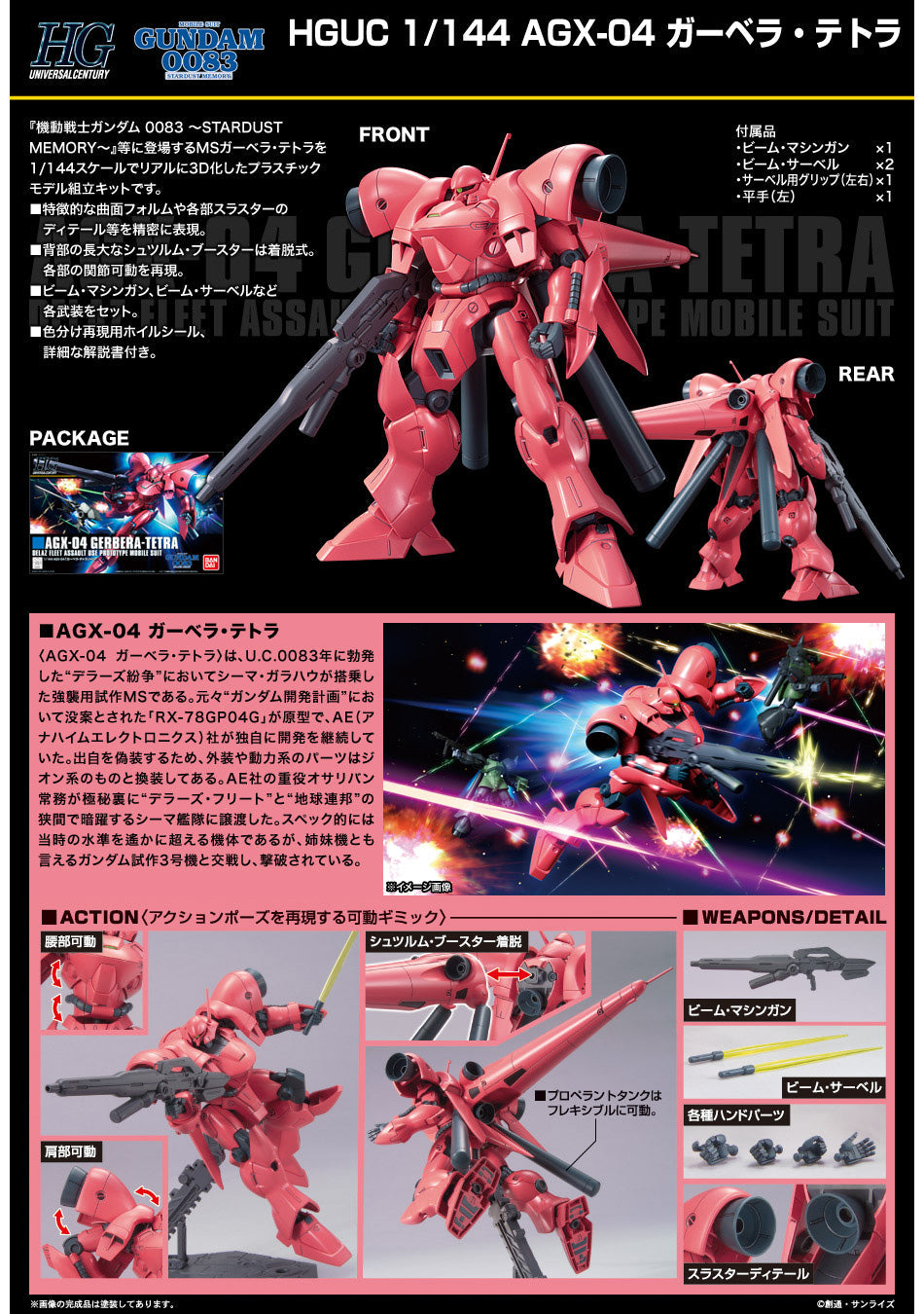 HG AGX-04 Gerbera-Tetra 1/144