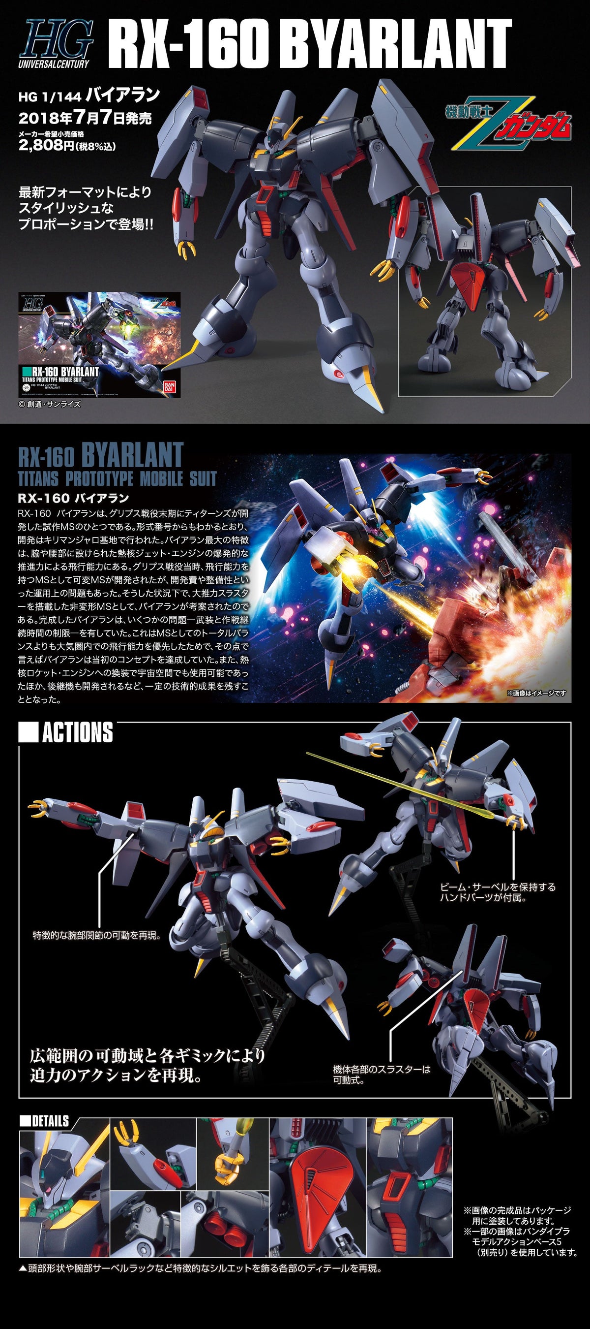 HG RX-160 Byarlant 1/144