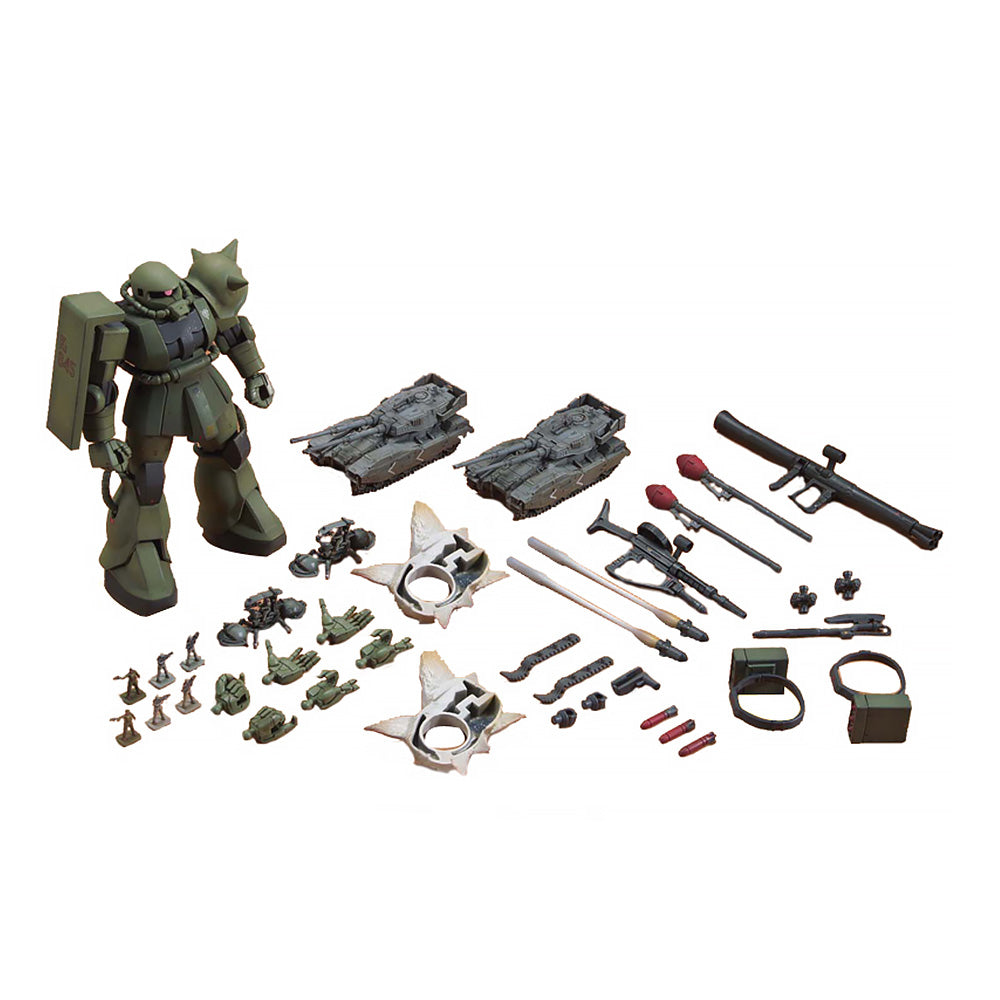 HG MS-06 Zaku The Ground War Set 1/144