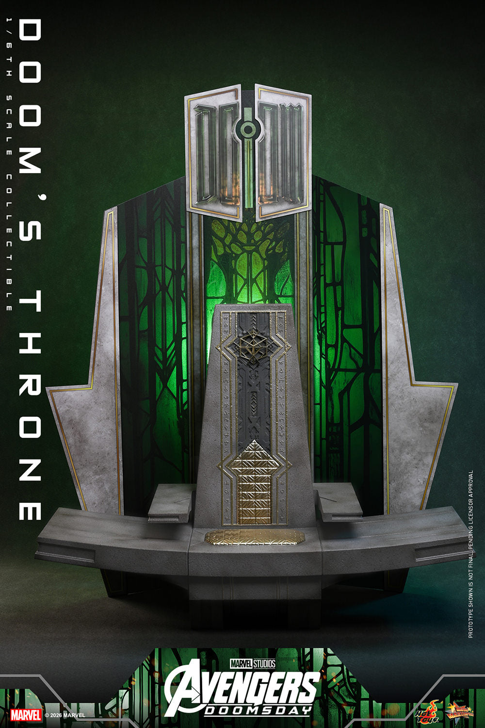 Hot Toys Doom's Throne (Avengers: Doomsday) 1/6 Scale Accessory