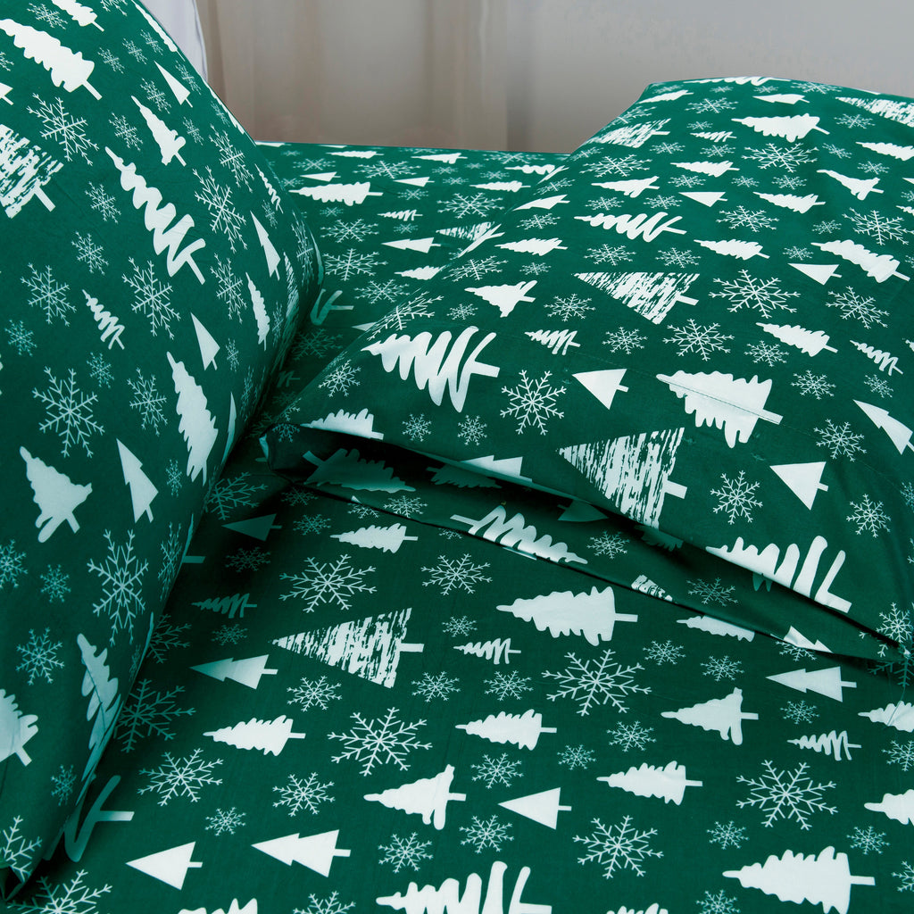 Elegant Comfort 6-Piece Christmas & Holiday Sheet Set - Soft as a Hotel Premium Quality