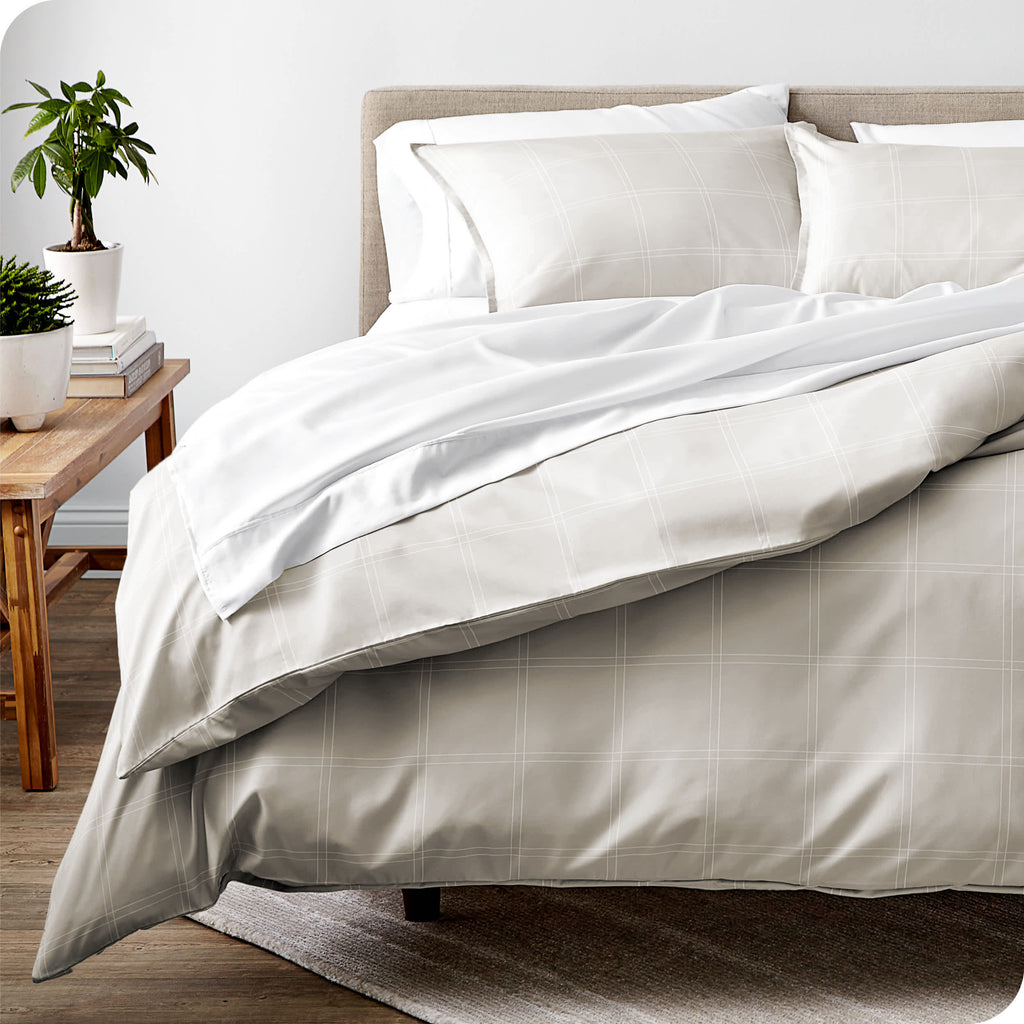 Bare Home Double Brushed Duvet Cover Set